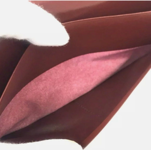 MUST DE CARTIER BORDEAUX LONG BIFOLD WALLET A2396 - Picture 6 of 13